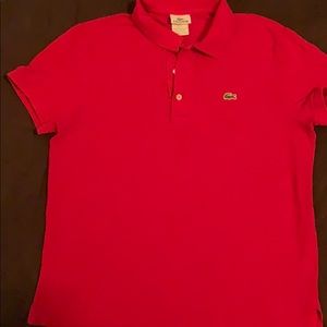 PRE-OWNED LACOSTE MENS SHIRT SIZE 5(M)